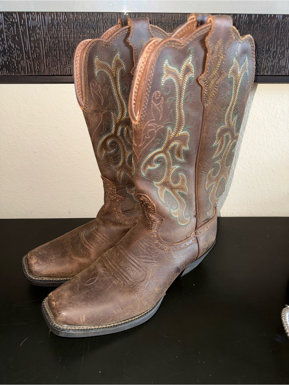 Justins L2552 Stampede-Square Toe- Embroidered